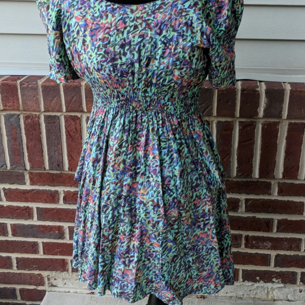 NWOT BEAUTIFUL MULTI COLOR DRESS